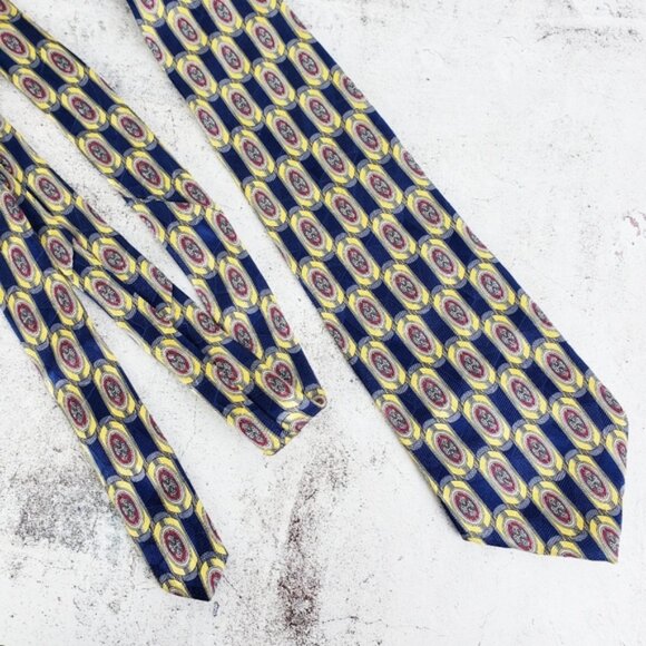 Milano All Silk Hand Crafted Printed Neck Tie - Picture 1 of 6